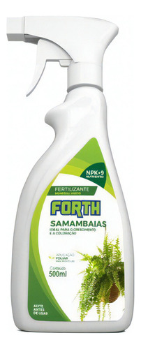 Fertilizante Forth Samambaias Spray 500ml Pronto Uso