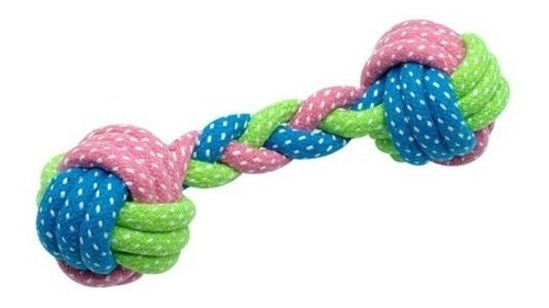 Imagen 3 de 5 de 3pcs Hueso Bola Perro Interactivo Juguetes Trenzada Algodón