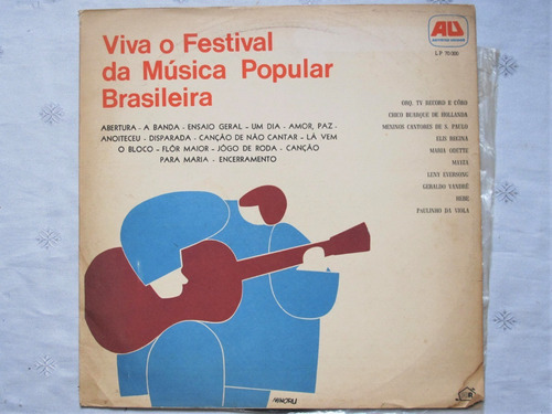 Lp Vinil - Viva O Festival Da Música Popular Brasileira