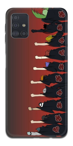 Imagen 1 de 10 de Funda Samsung A31 A21s A11 Naruto Akatsuki 3