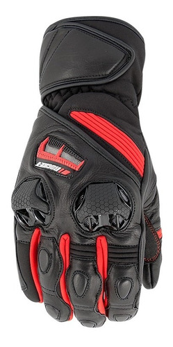 Guantes Para Moto Joe Rocket Highside Leather Negro/ Rojo