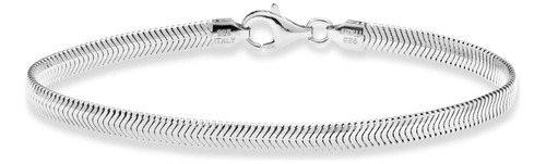 Miabella Pulsera De Plata De Ley 925 Italiana De 0.157 En Es