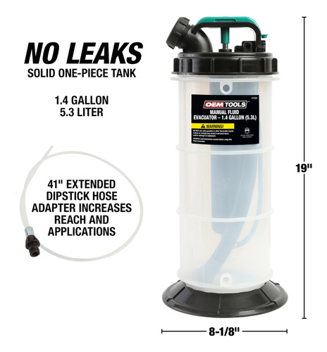 Oem Tools Extractor De Aceite; Dispositivo Para Extraer Y