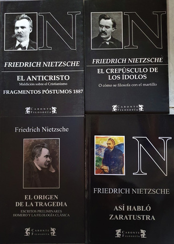 Lote X4 Nietzsche Ed Terramar Así Idolos Tragedia Anticristo