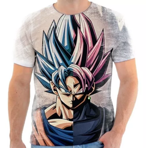 Camiseta Camisa Anime Dragon Ball Super Goku Black