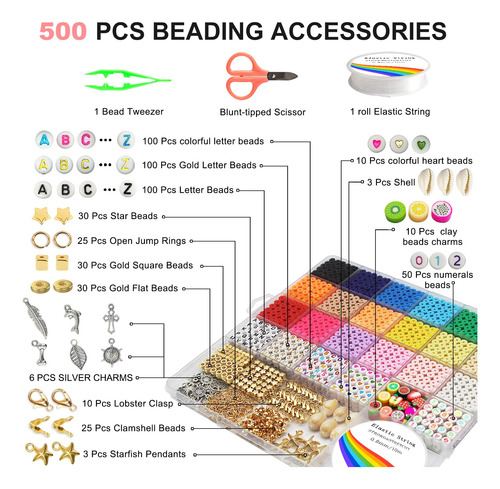 Kit De Fabricación De Pulseras Redtwo 5100 Clay Beals Para N