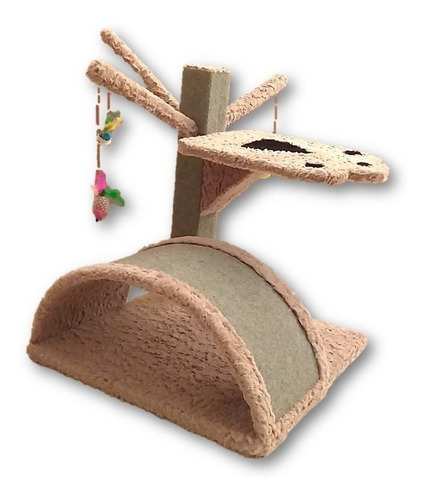 Imagem 7 de 8 de Brinquedo Arranhador Gato Multifunção Design Diferenciado
