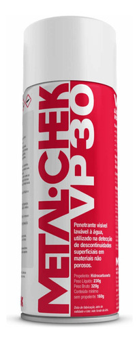 Liquido Penetrante Visível Spray Vp30 Metal-chek