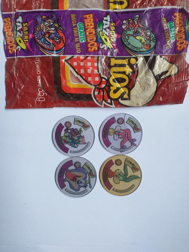 Coleccion Completa - Tazos Acrilicos Tiny Toons + Envoltura (Usado)
