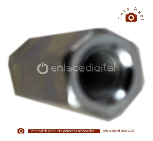 Imagen 3 de 9 de Cople Hexagonal Grambel 3/8 Varilla Roscada Ch38