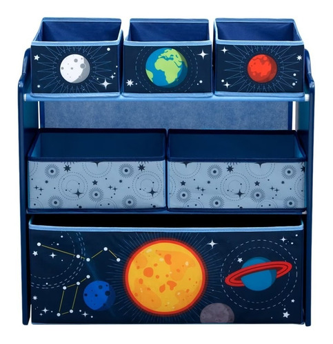 Juguetero Organizador Infantil Espacio Planetas