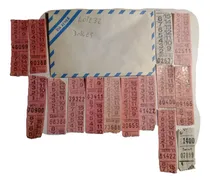 Comprar Lote 32 Boletos Antiguos De Colectivo Dobles
