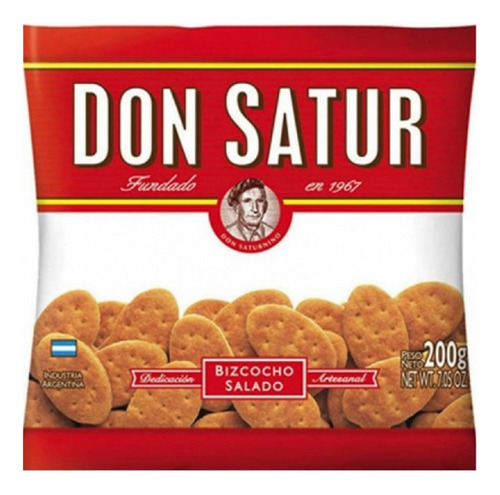 Bizcochitos Don Satur Salados - Pack X6 Unidades
