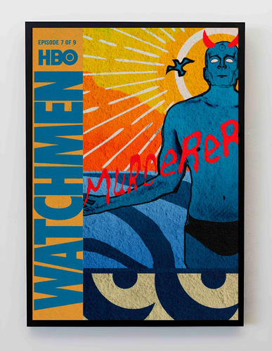 Cuadro 33x48cm Poster Watchmen Murderer