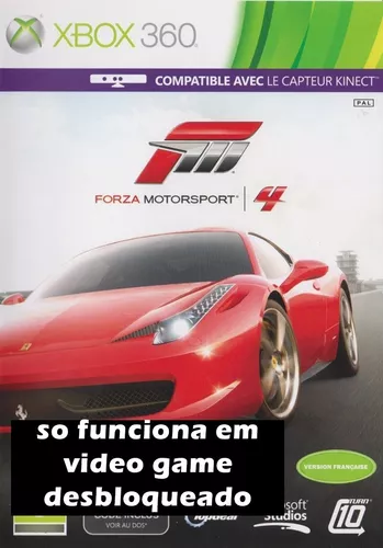 Jogos de Corrida Exclusivos do Xbox Forza Motorsport 3 Motorsport 4 Forza  Horizon Horizon 2 Originais Xbox 360