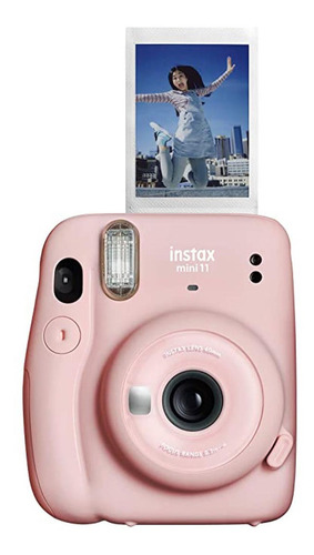 Câmera Instax Mini 11 - Rosa Claro + Filme Fuji P/ 10 Fotos