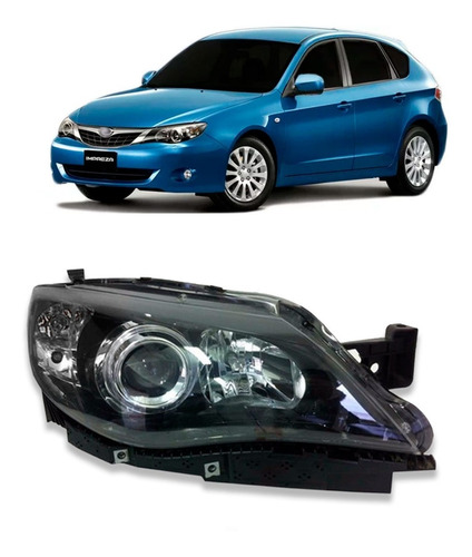 Farol Impreza 2008 2009 2010 2011 Mascara Negra Sem Xenon