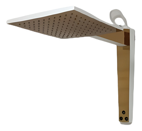 Chuveiro Acqua Century Digital Branco Com Dourado Lorenzetti