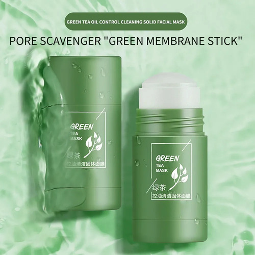 1 Mascarilla De Té Verde En Barra En Forma De V, Sin Poros,