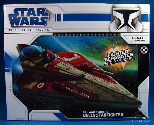 Star Wars Clone Wars Nave De Obi Wan Delta Starfighter Y Mas