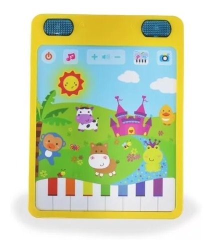 Imagen 2 de 6 de Tablet Didáctica Infantil Con Actividades Luz Y Sonido Nryj