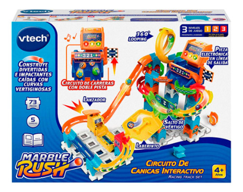 Marble Rush Circuito De Canicas Interactivo Racing Track Set