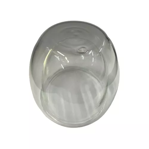 Vaso de Vidrio Doble Pared con Oreja 350ml - Café Típica