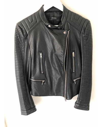 Campera Zara Ecocuero 1 Solo Uso. Impecable!!!