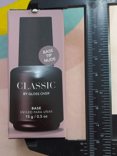 Pegamento Para Uñas Tip De Gel Nude Base Tip Gloss Over