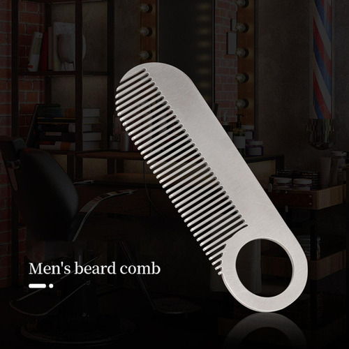Peine Para Bigote De Acero Inoxidable Peine Para Barba De Me