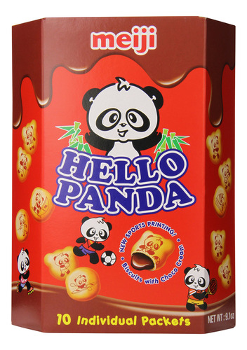 Meiji Hello Panda - Galletas De Chocolate, 9.1 Onzas