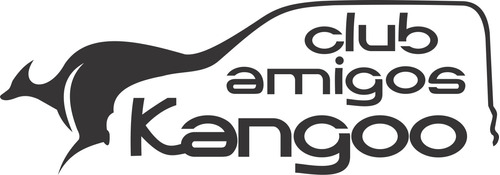 Calco Kangoo Club Amigos Sticker Vinilo