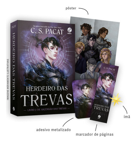 Herdeiro Das Trevas Vol.2 - Ascensão Das Trevas, De C S Pacat. Ascensão Das Trevas, Vol. 2. Editorial Galera, Capa Mole Em Português, 2024