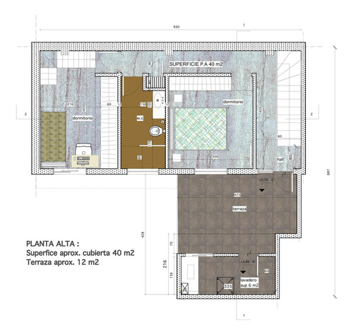 Casa De Pasillo De 2 Dormitorios Más Comodín, Jardín Y Terraza