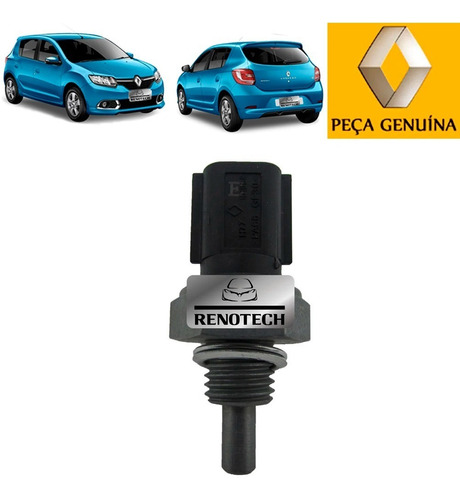 Sensor Temp Inj 2 Fios Sandero Ii 1.6 2014 Acima 226300007r