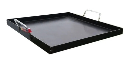 Comal Plancha Placa Acero 40x40cm Memelera Calibre 16 Negro