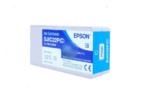 Tinta Epson Sjic22p Cyan