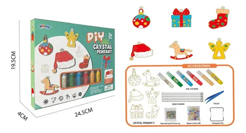 Conjunto V Diy Crystal Paint Arts And Crafts, Bolsa Tridimen