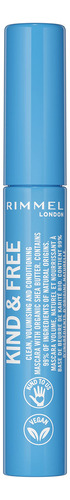 Máscara Rimmel London Kind & Free, Voluminizadora, Impermeab