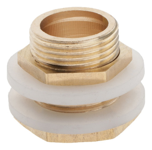 2 Piezas Dn20 3/4 '' Conector De Tanque De Agua De Rosca Con