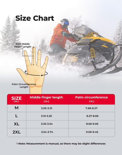 Para Guantes De Motocicleta Calefaccionados Para Hombres Y