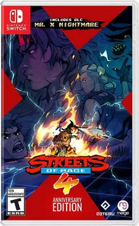 Streets Of Rage 4 Anniversary Edition Switch Midia Fisica