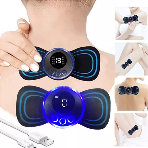 Mini Massageador Portátil Recarregável Fisioterapia Barato