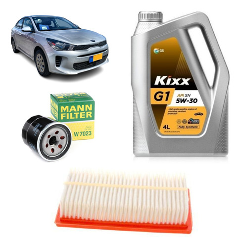 Kit Mantención Kia Rio4-5  1.4 Cc  2018  5w30 Sint.