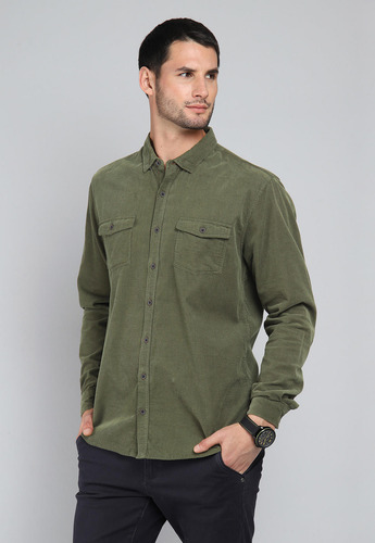 Camisa Cotelé Manga Larga Soviet Bishf04ve