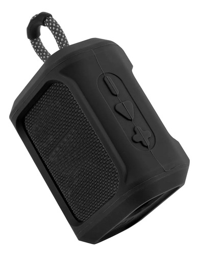 Funda De Silicona Para Altavoz Para Jbl Go 3 Con Correa Negro