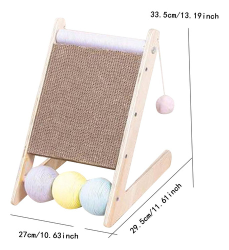 Rampa De Gato Rampa Cat Rangeing Bolas De 27cmx295cmx335cm
