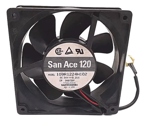 Turbina 12 X 12 Cms 24 Volts Marca San Ace Excelentes