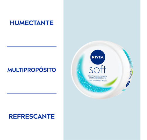 Nivea Crema Hidratante Soft 200ml Neutra