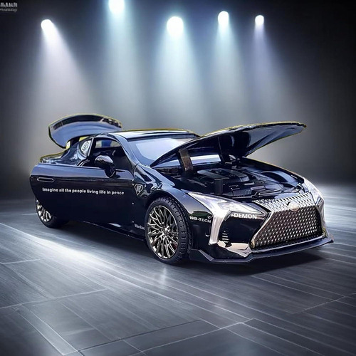 Coche De Juguete Lexus Lc500 Metal Con Luz Y Sonido